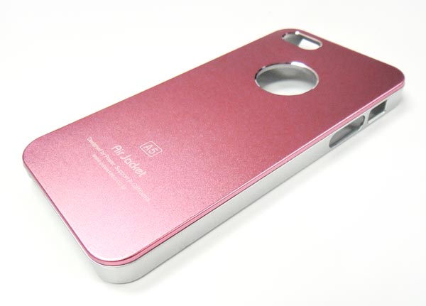 Pink Apple iPhone 5 Air Jacket Slim Hard Case