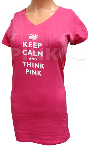 Pink Ribbon Short Sleeve Thin Hoodie Shirt