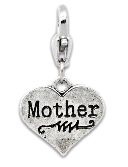 Heart "Mother" Charm