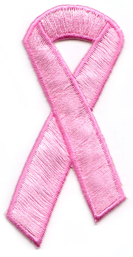 Pink Ribbon Awareness Iron-on Large