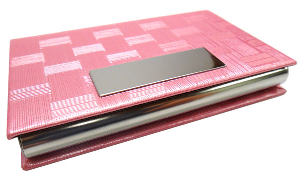 Pink Ribbon Business Card Holder