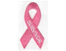 Pink Awareness Ribbon with Survivor