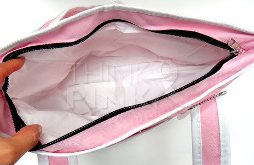 Think Pink Ribbon Pink Tote Bag