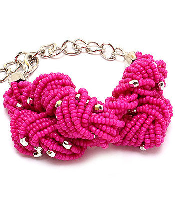 Pink Bead Bracelet