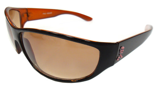 Pink Ribbon Sunglasses -Brown