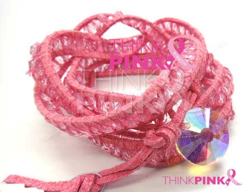 Pink Cord Bracelet
