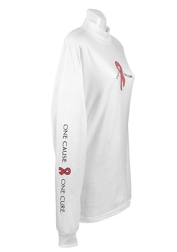 "One Cause One Cure" Long Sleeve T Small