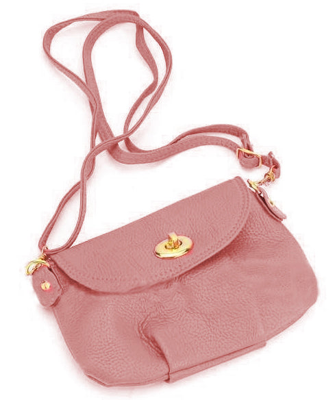 Pink Ribbon Small Shoulder Bag - Rose Pink