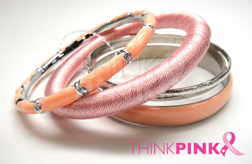 Pink Bracelet - Set of 5 Bangles